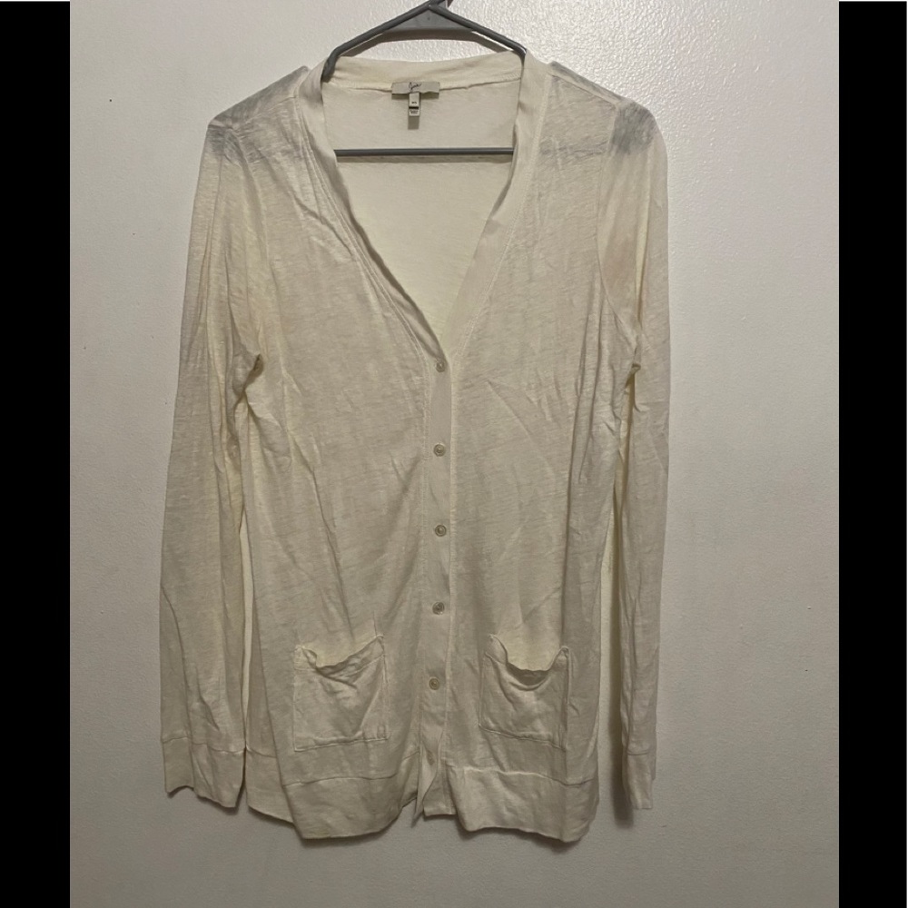 Joie 100% Linen Lightweight Cardigan XS | Summer Resort Layering